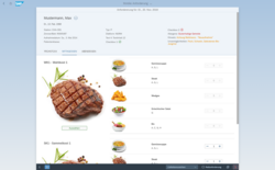 Darstellung der mobilen Speiseanforderung mittels SAP Fiori